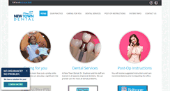 Desktop Screenshot of newtowndental.com